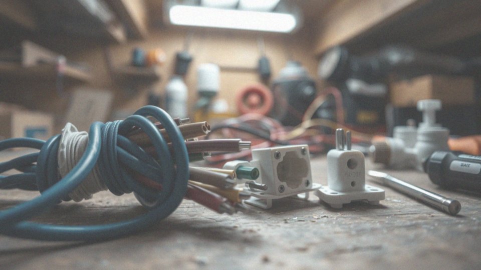 Jakie przewody są potrzebne do podłączenia lampy i włącznika?
