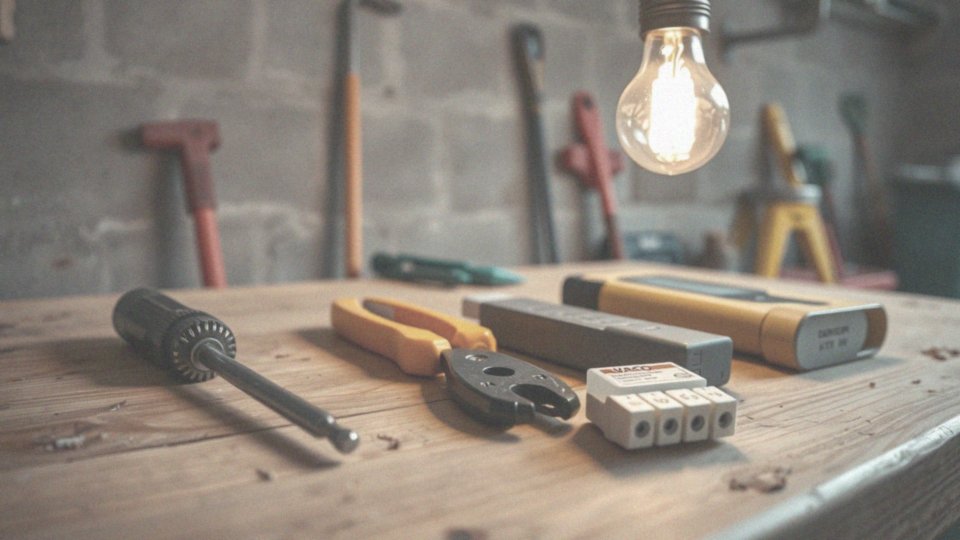 Jakie narzędzia będą potrzebne do podłączenia włącznika światła?