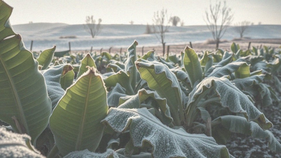 Jakie są konsekwencje mroźnych zim dla bananowców?