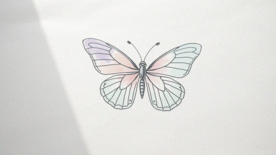 Jak zaprojektować tatuaż motyl, aby wyglądał eterycznie?