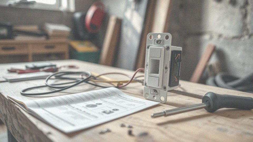 Jakie informacje można znaleźć w instrukcji producenta włącznika?